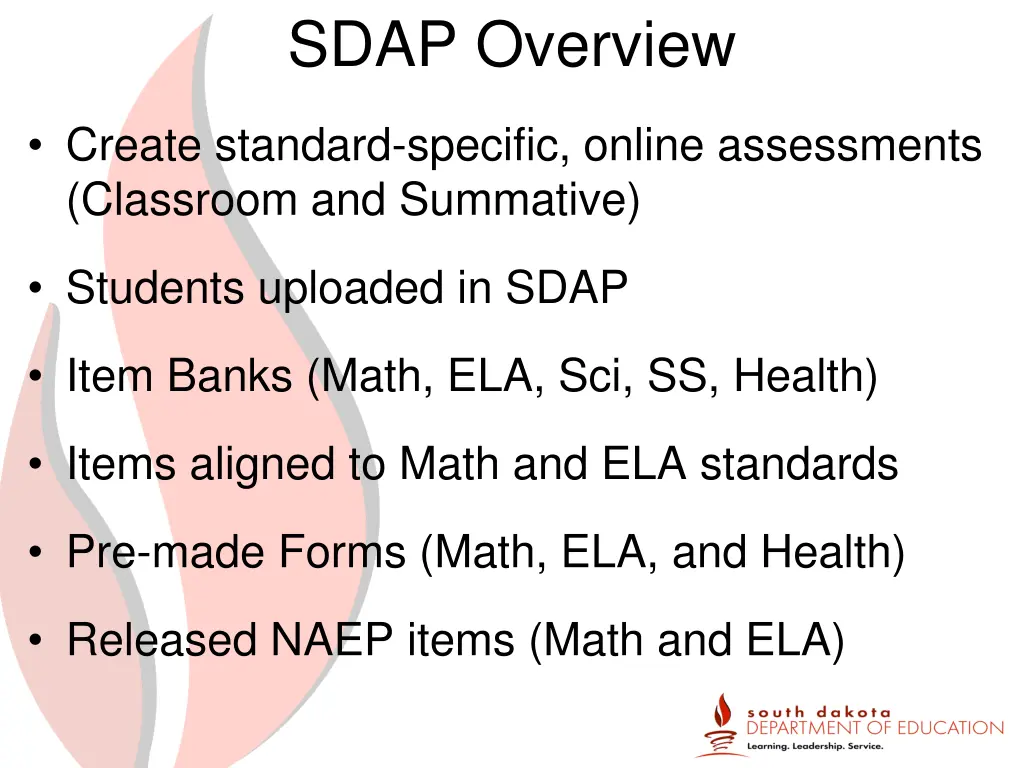 sdap overview