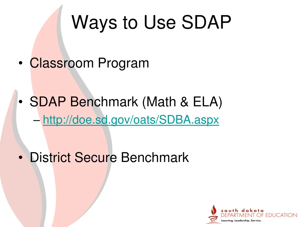 ways to use sdap