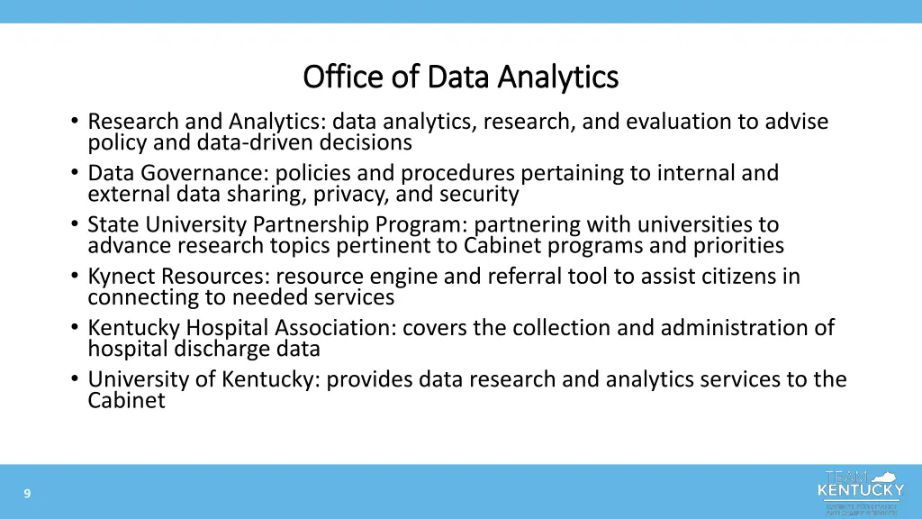 office of data analytics office of data analytics