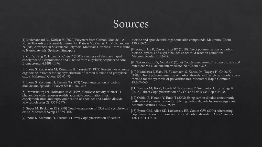 sources
