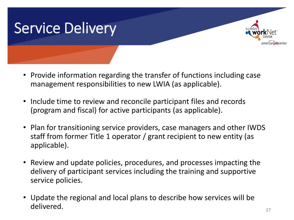 service delivery service delivery