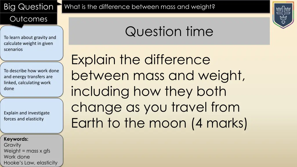 big question outcomes 6