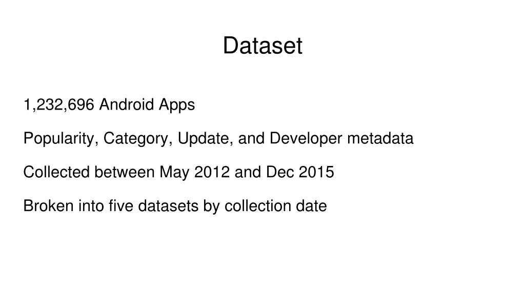 dataset