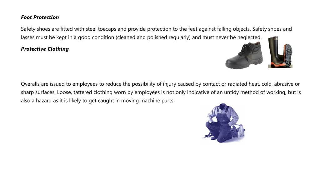 foot protection