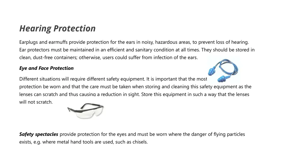 hearing protection