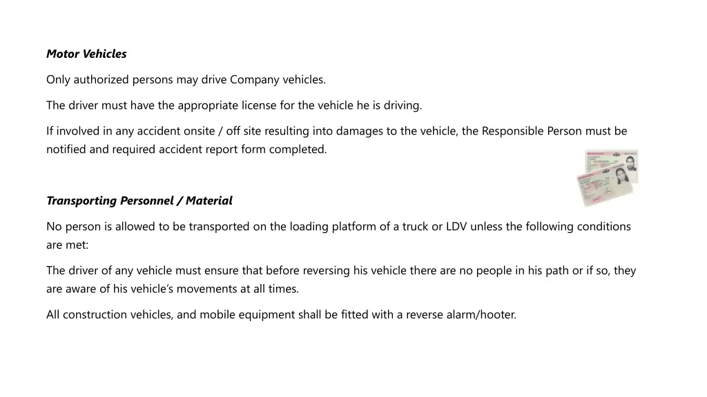 motor vehicles