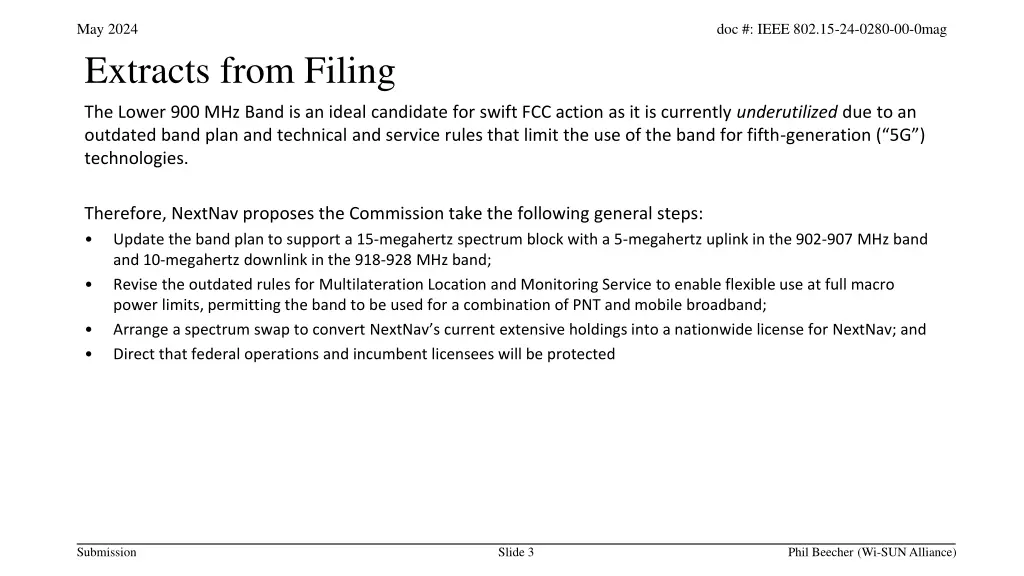 may 2024 extracts from filing
