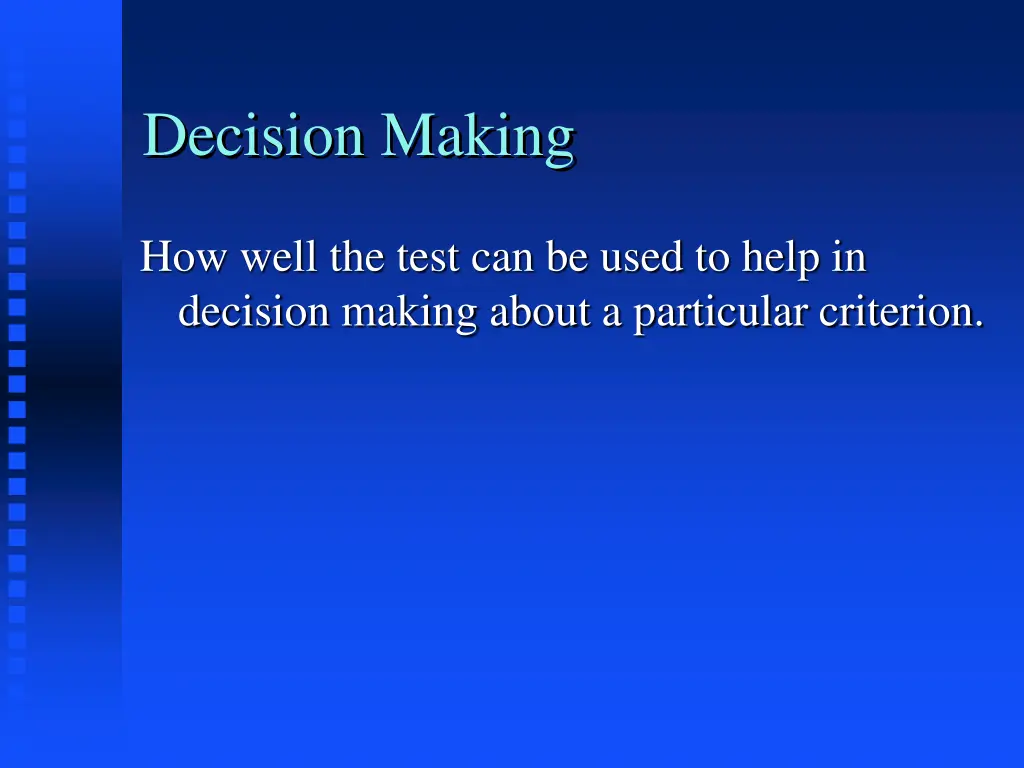 decision making