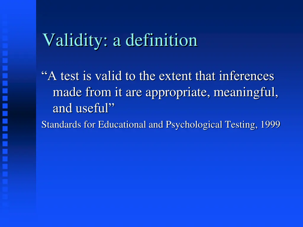 validity a definition