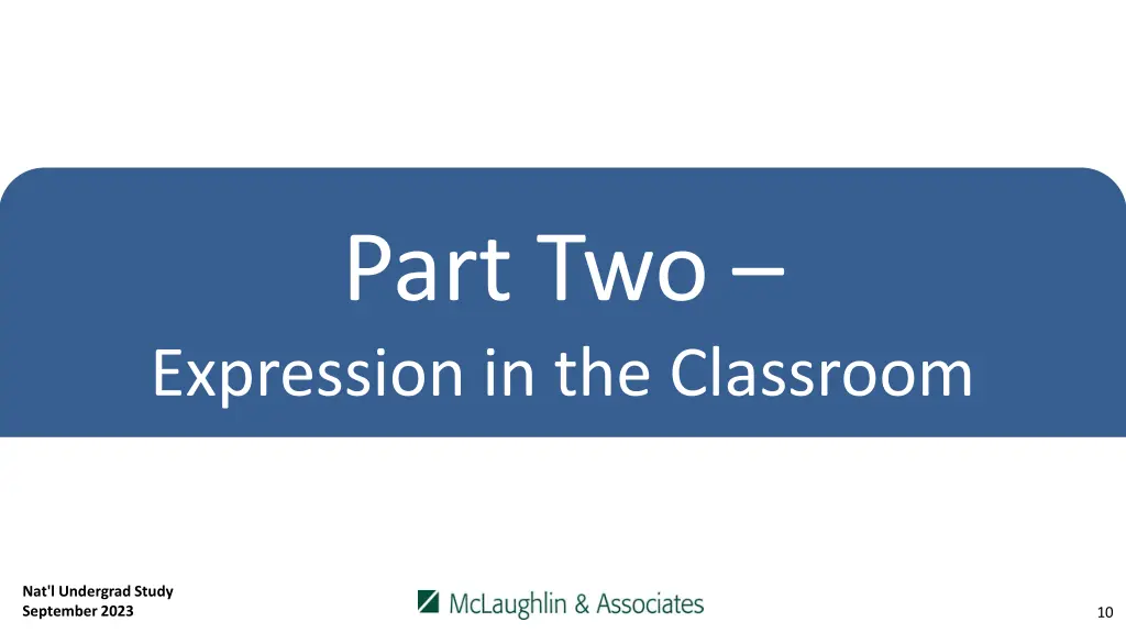 part two expression in the classroom