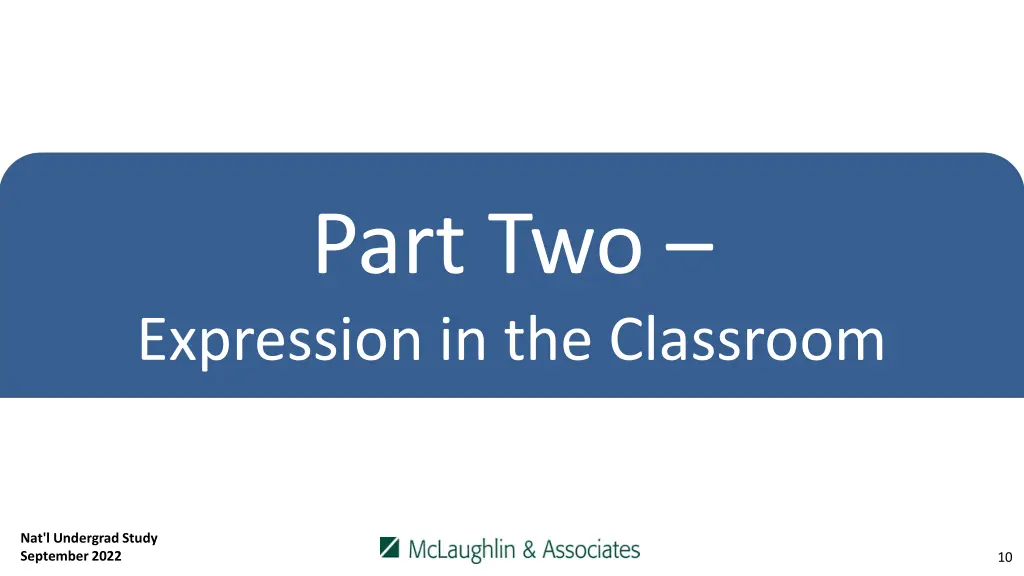 part two expression in the classroom