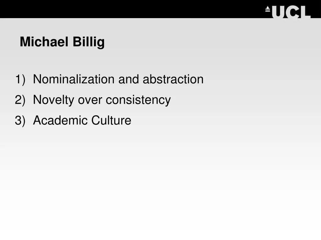 michael billig