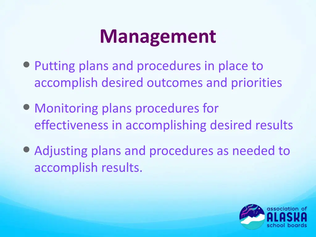 management
