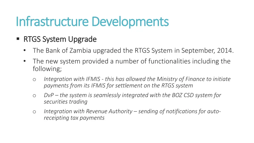 infrastructure developments infrastructure 1