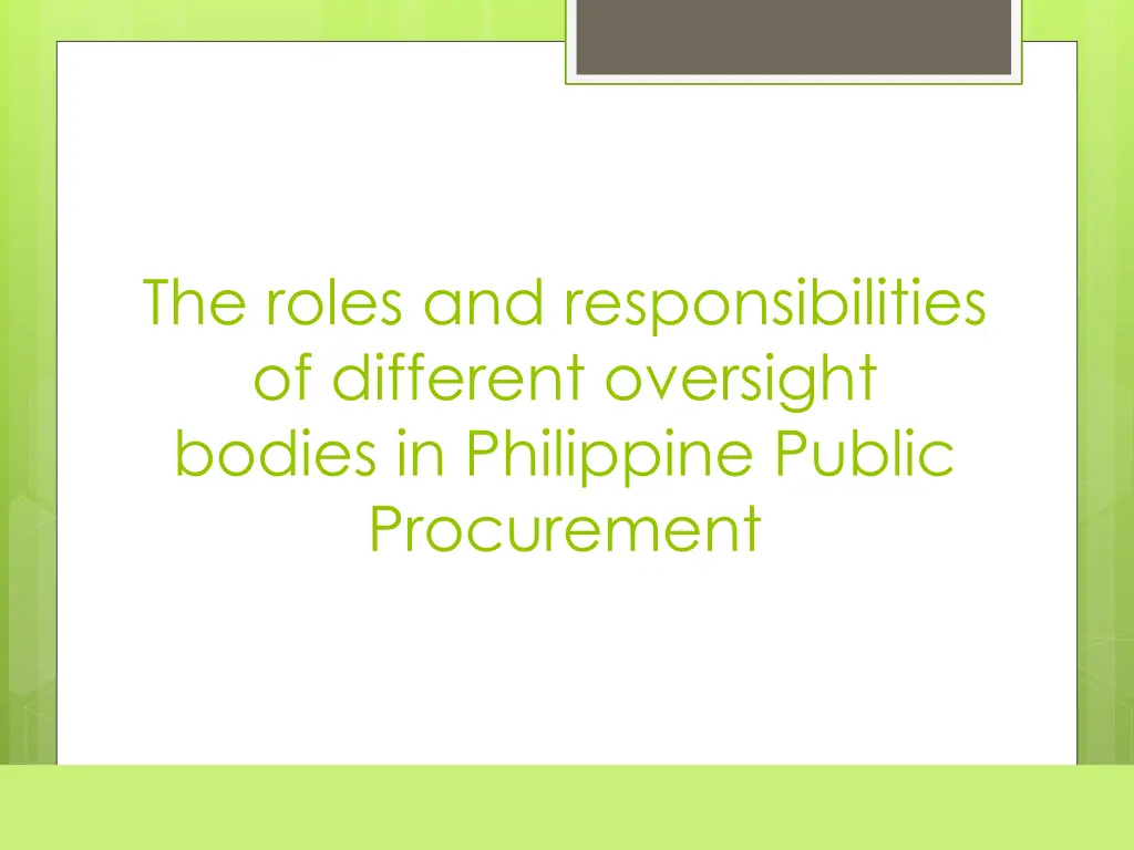 the roles and responsibilities of different