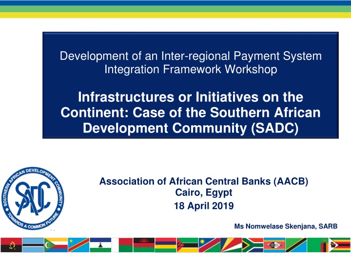 development of an inter regional payment system