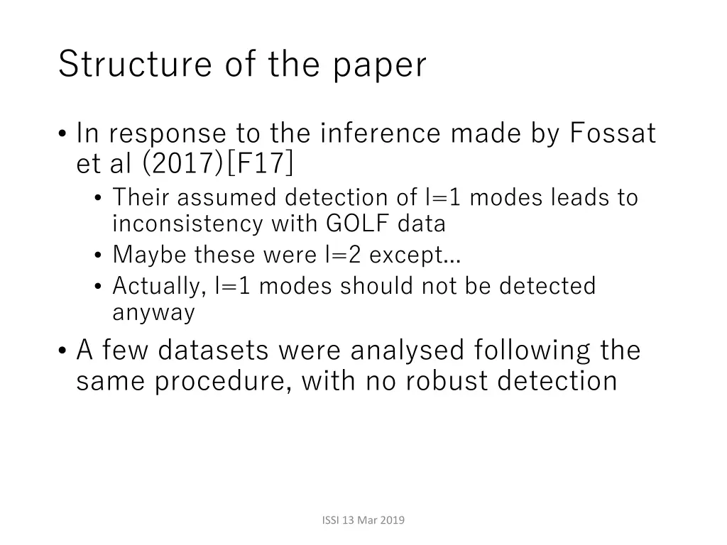 structure of the paper
