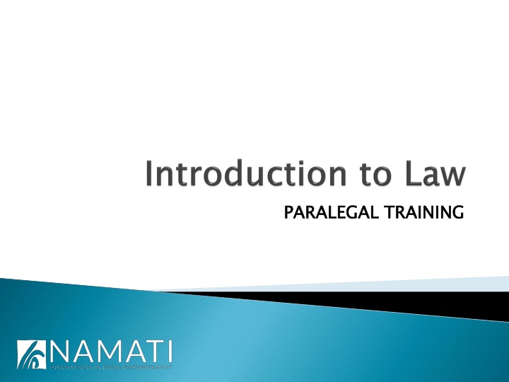 paralegal training