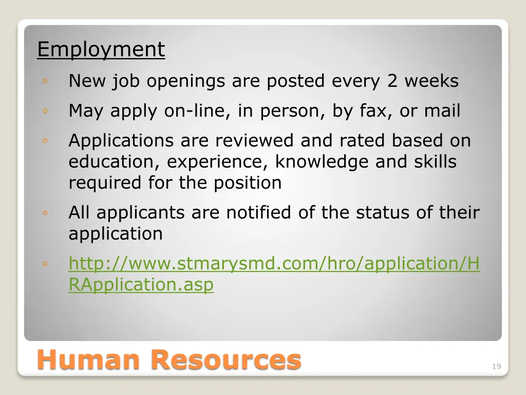 employment new job openings are posted every