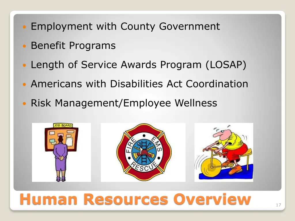 employment with county government