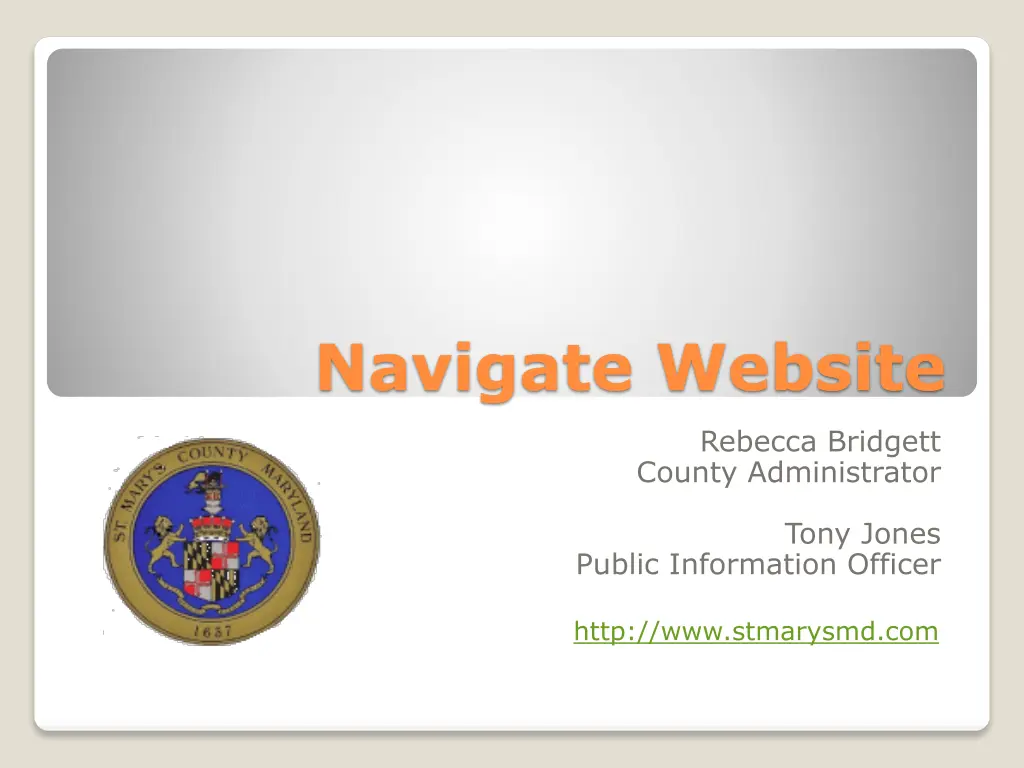 navigate website
