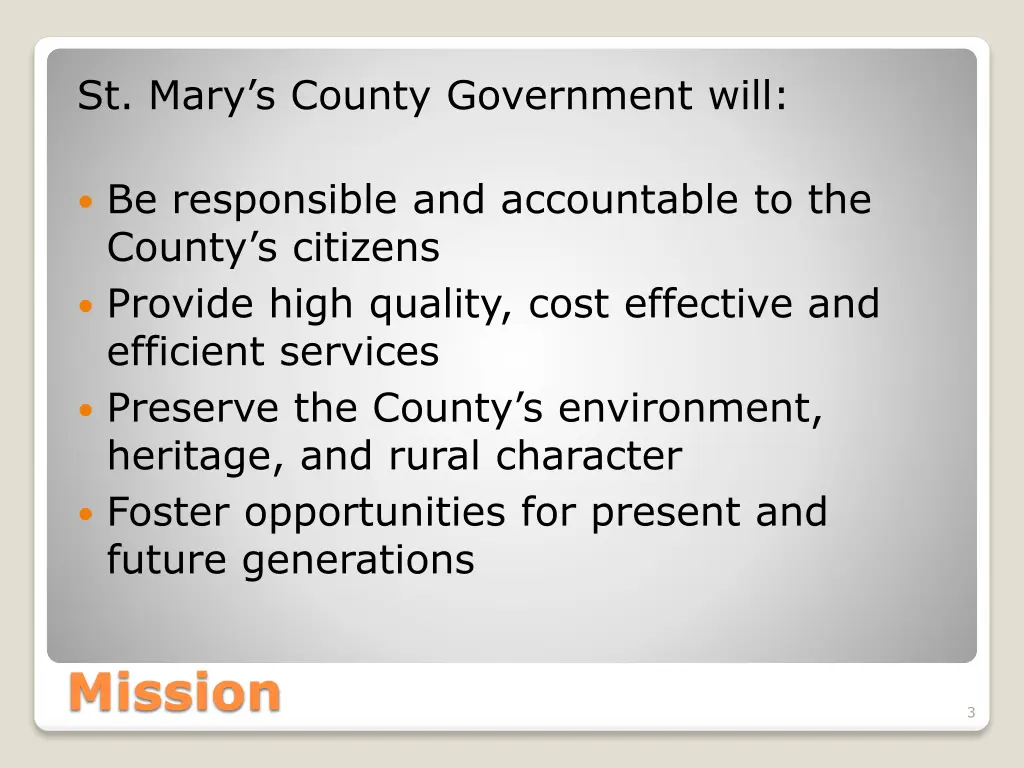 st mary s county government will