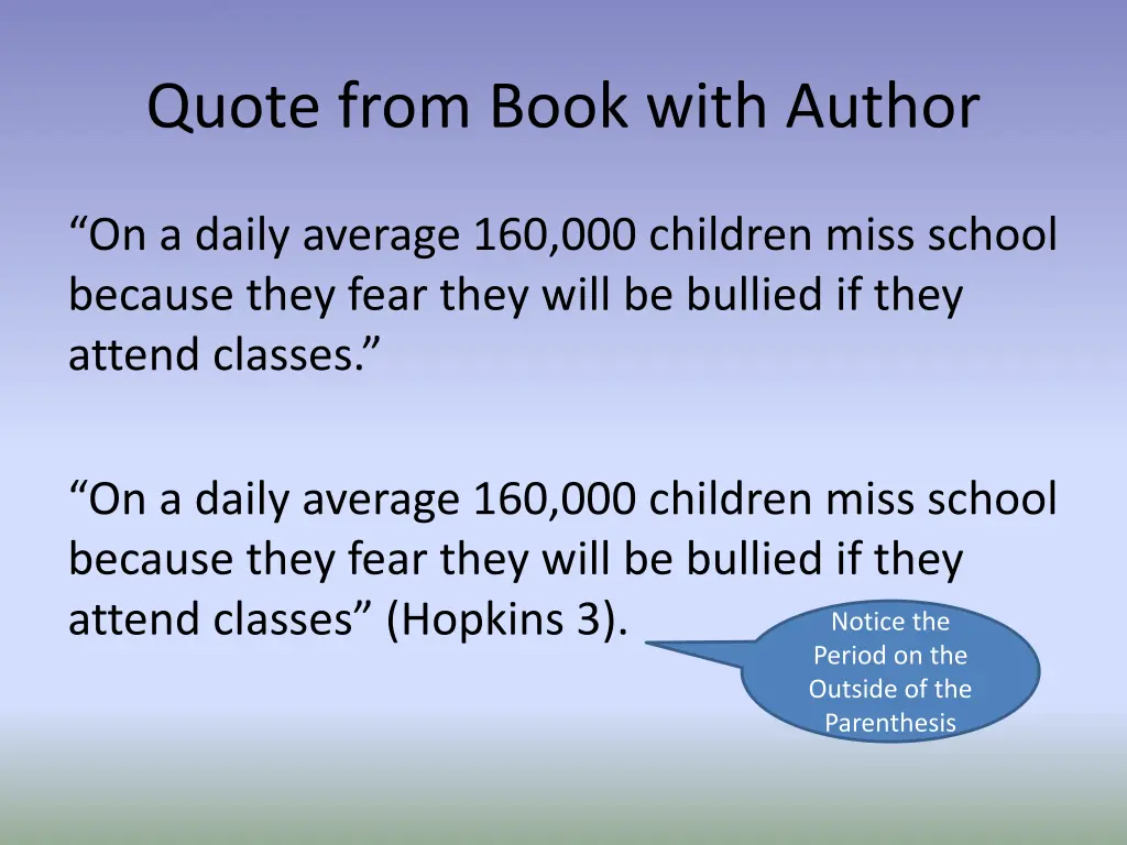 quote from book with author