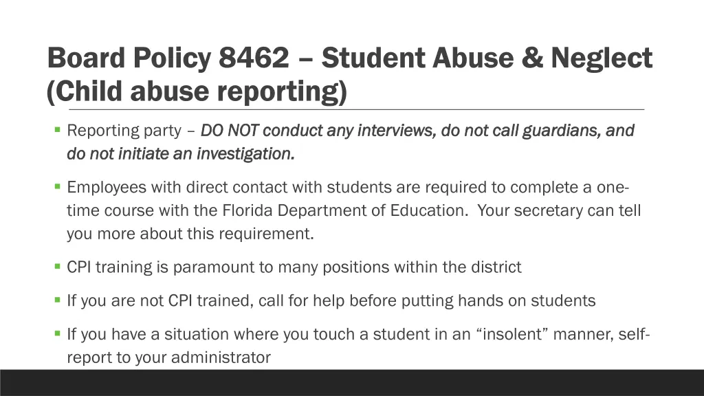 board policy 8462 student abuse neglect child 1