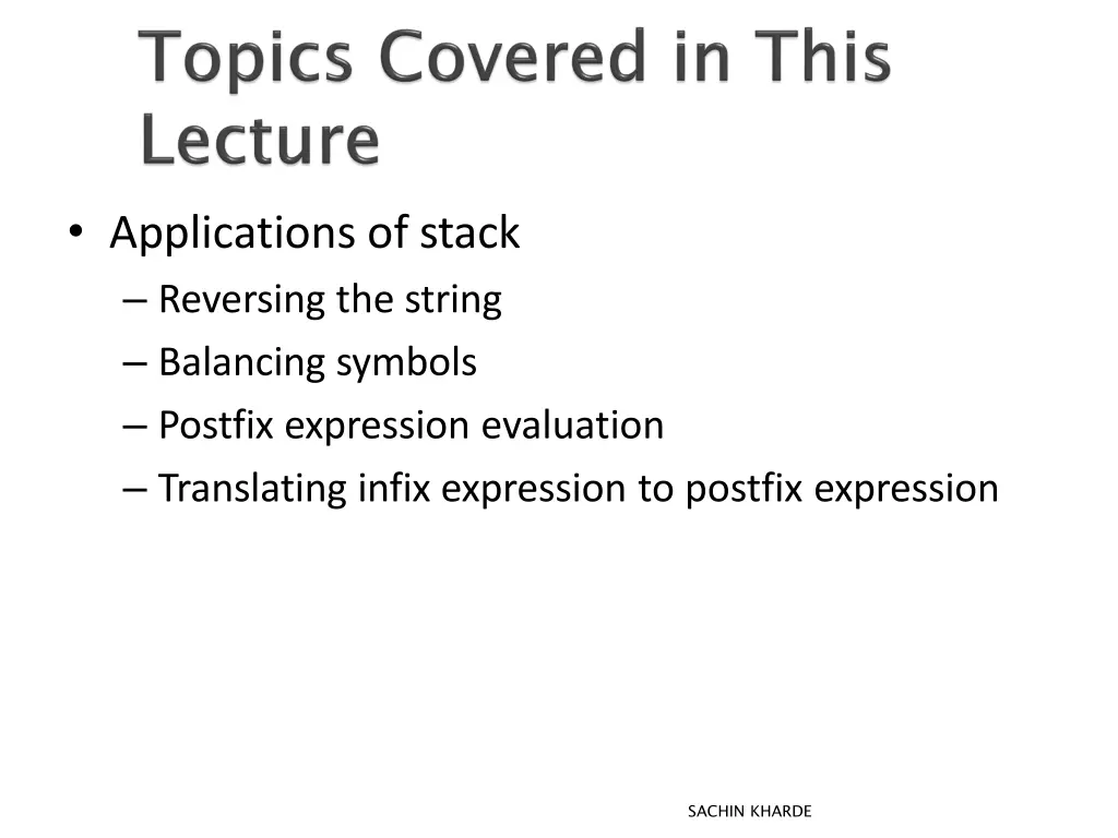 applications of stack reversing the string