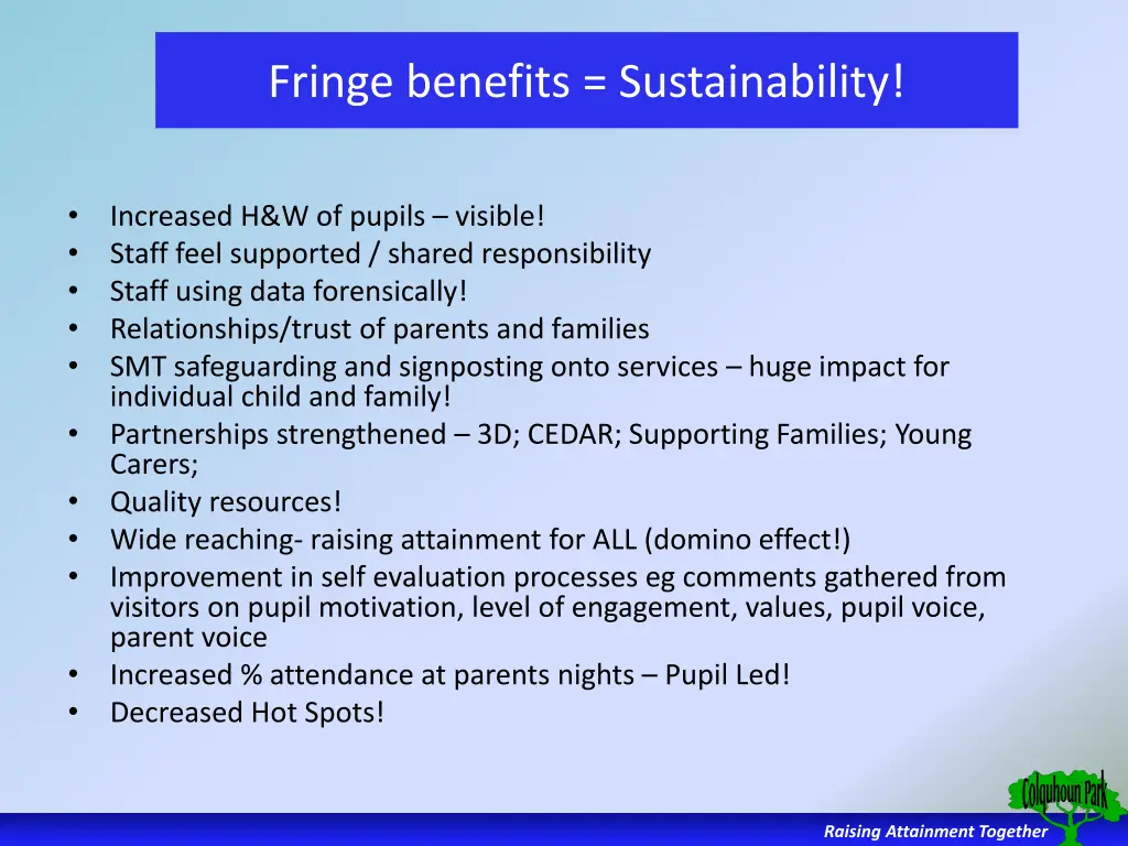 fringe benefits sustainability
