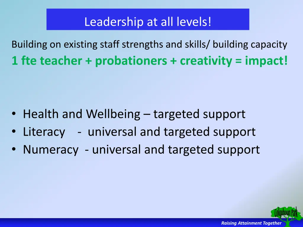 leadership at all levels