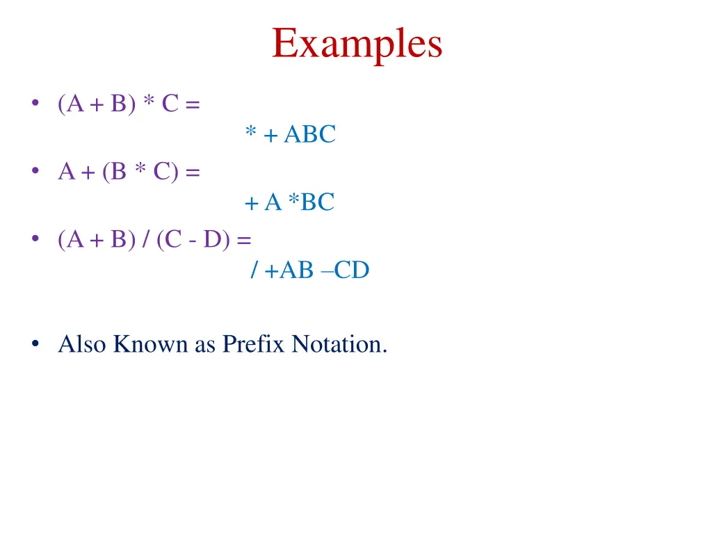 examples