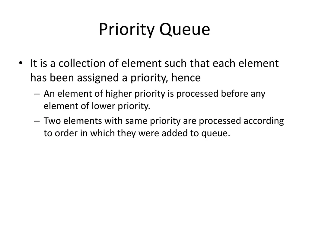 priority queue