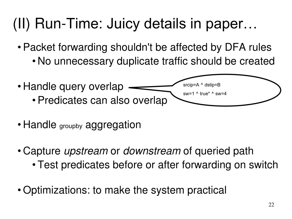 ii run time juicy details in paper