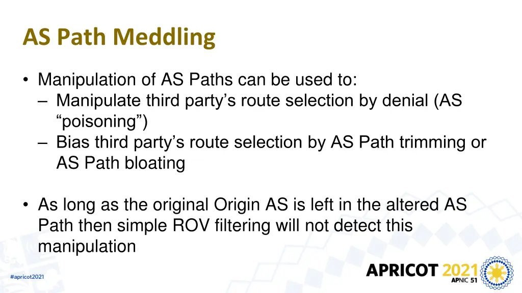 as path meddling
