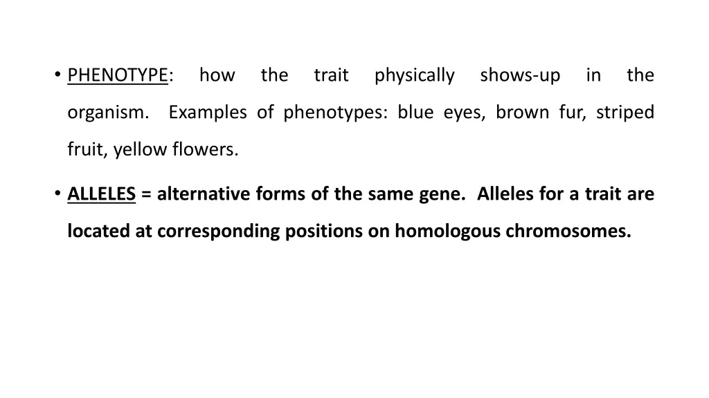 phenotype
