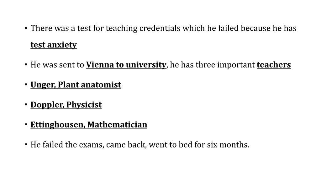 there was a test for teaching credentials which