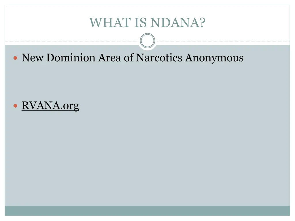 what is ndana