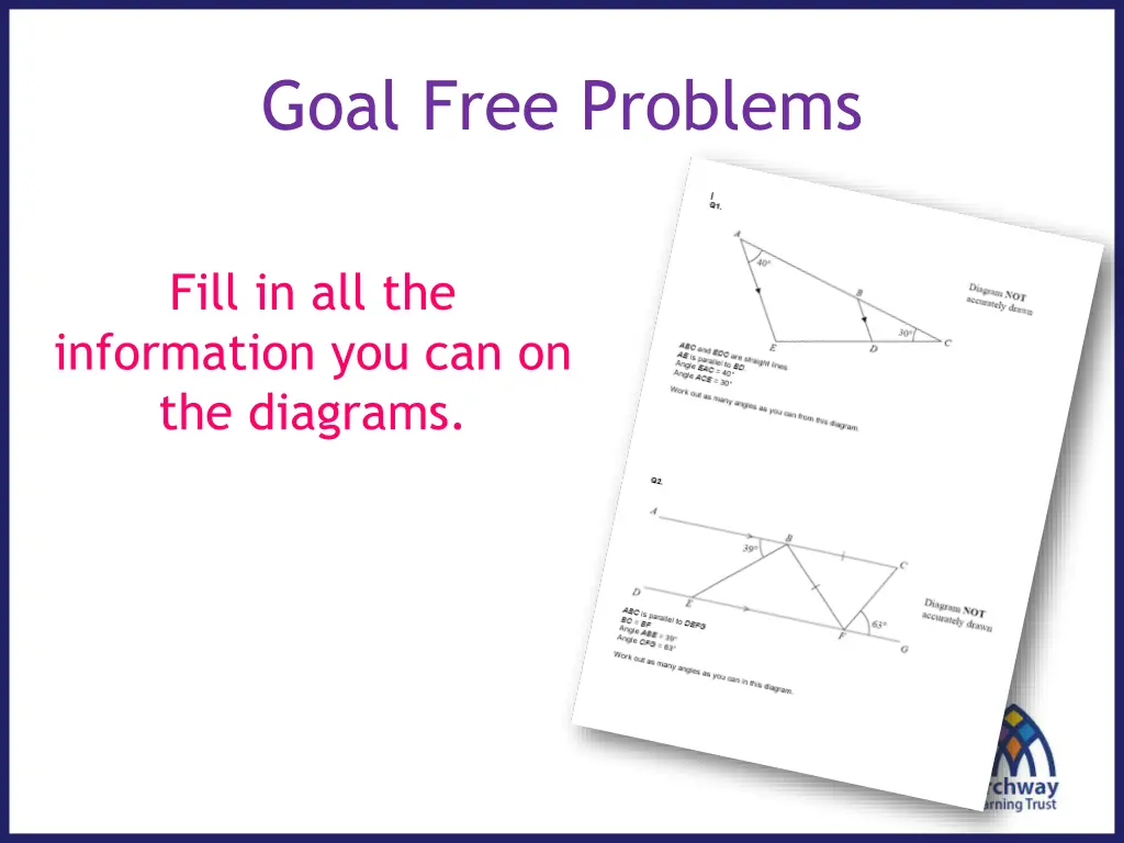 goal free problems