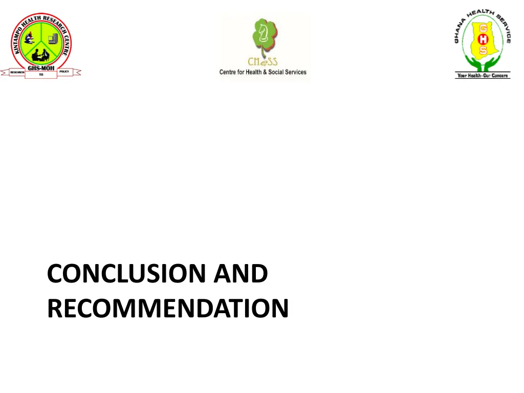 conclusion and recommendation