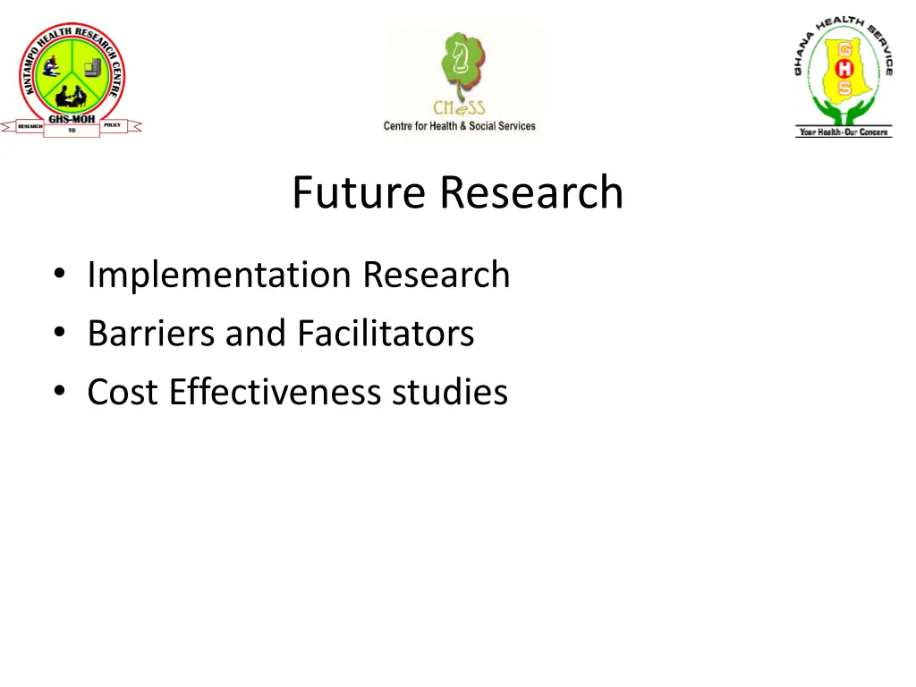 future research