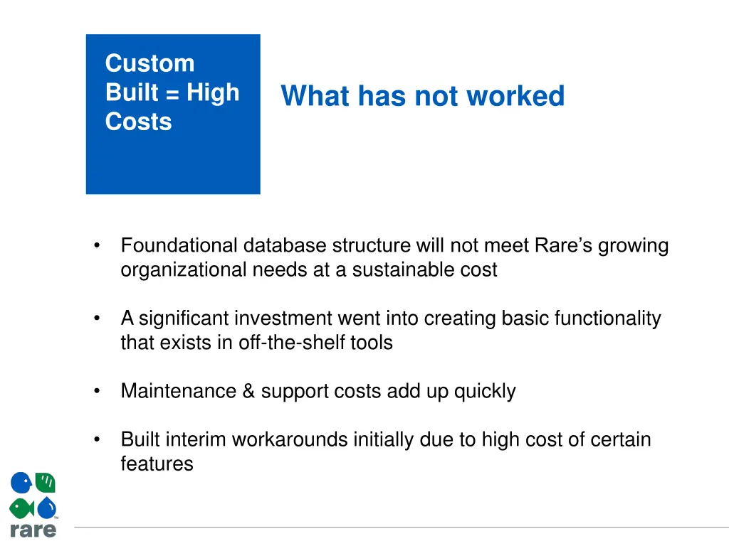 custom built high costs