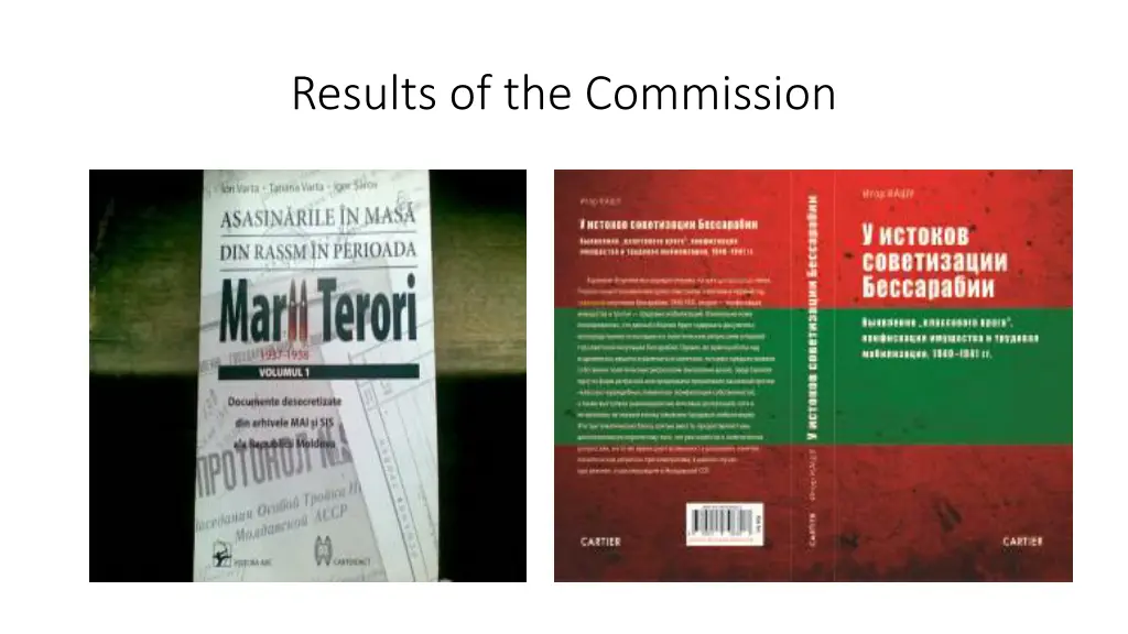 results of the commission 2