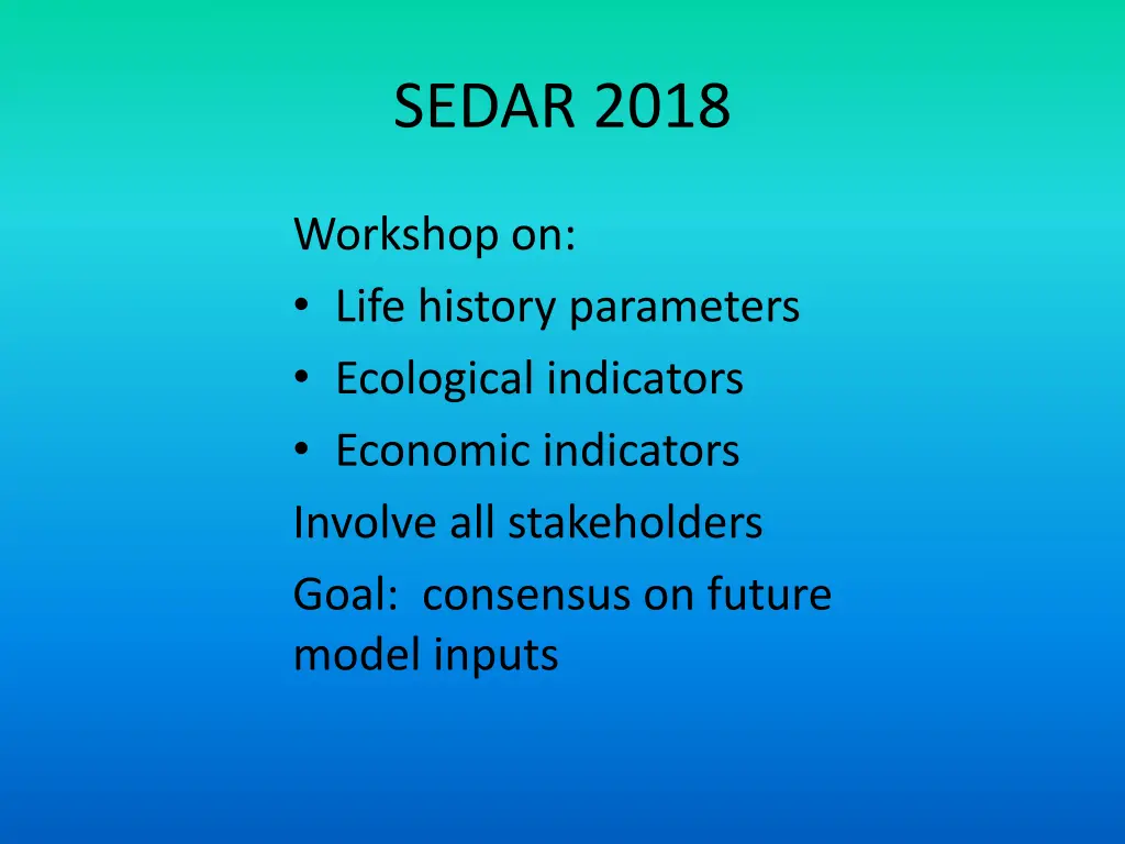 sedar 2018