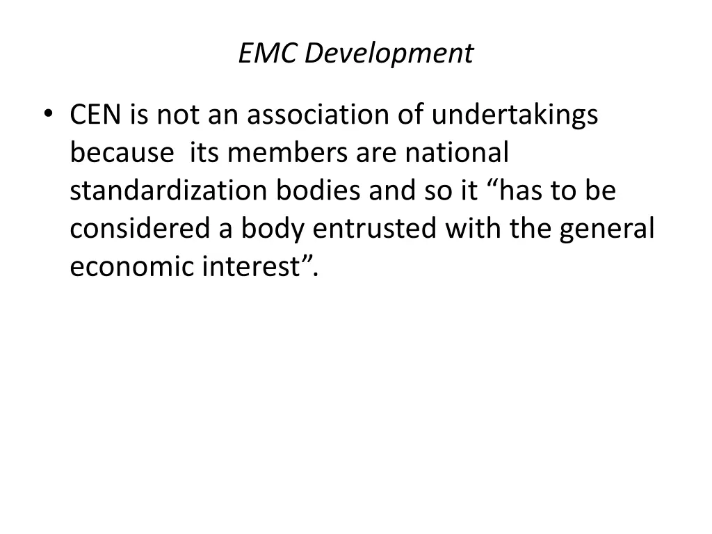 emc development