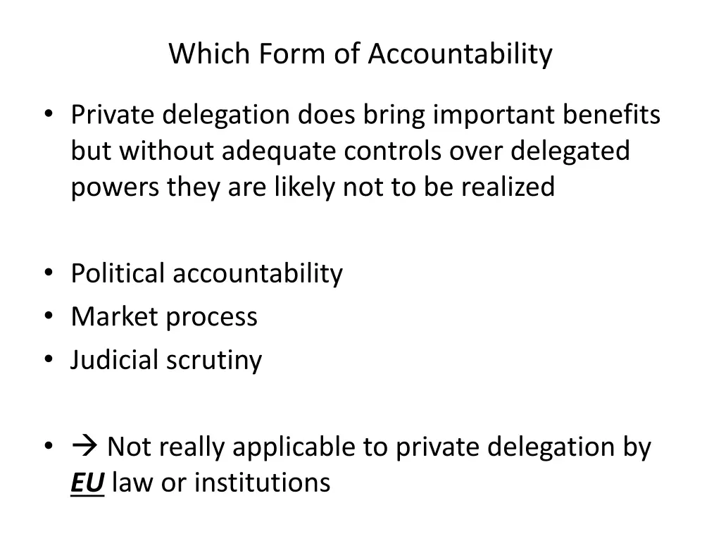 which form of accountability