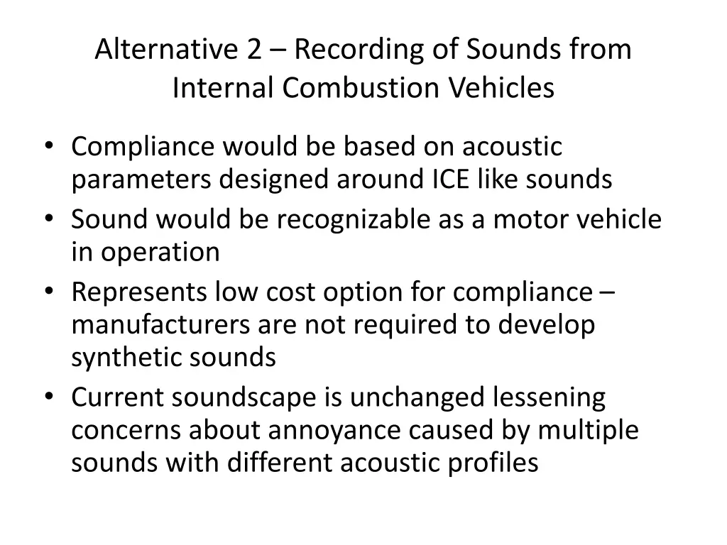 alternative 2 recording of sounds from internal