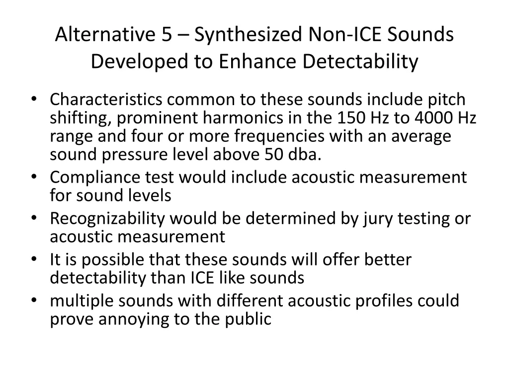 alternative 5 synthesized non ice sounds