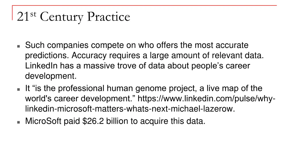 21 st century practice