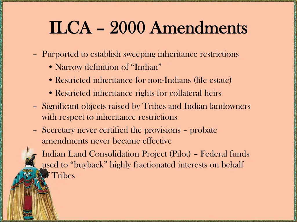 ilca ilca 2000 amendments 2000 amendments